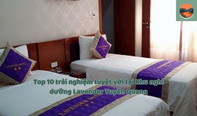 Top 10 trải nghiệm tuyệt vời tại Khu nghỉ dưỡng Lavender Tuyên Quang